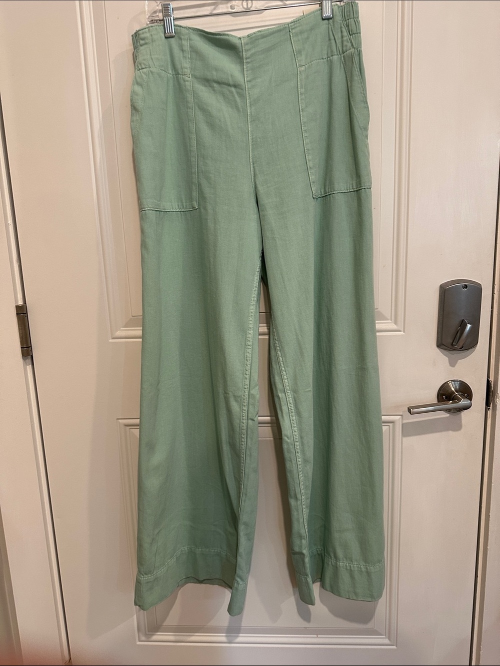 We The Free Mint Green Wide-Leg Pants